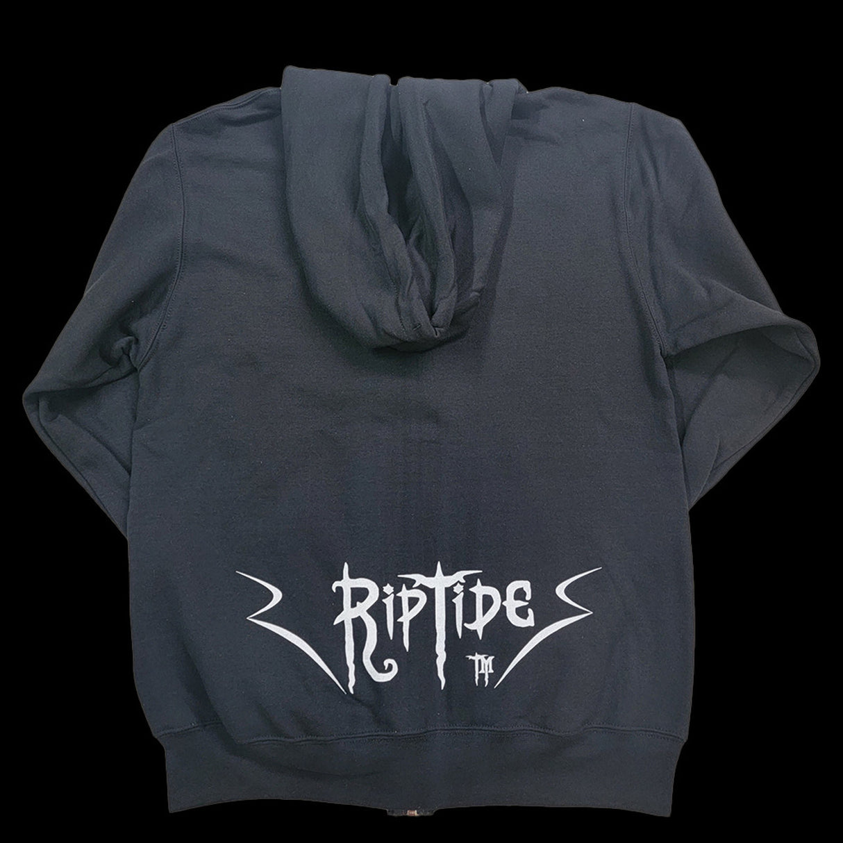 Hoodie - Black & RipTide Logo