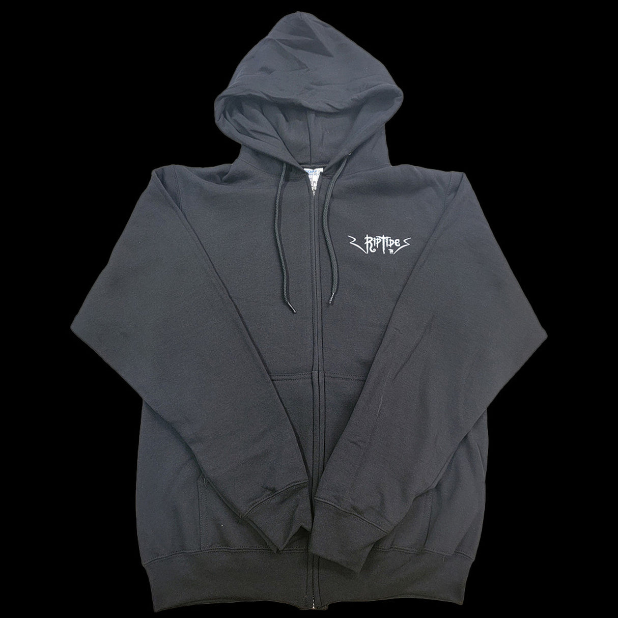 Hoodie - Black & RipTide Logo