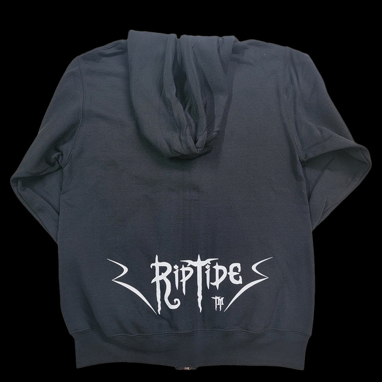 Hoodie - Black & RipTide Logo
